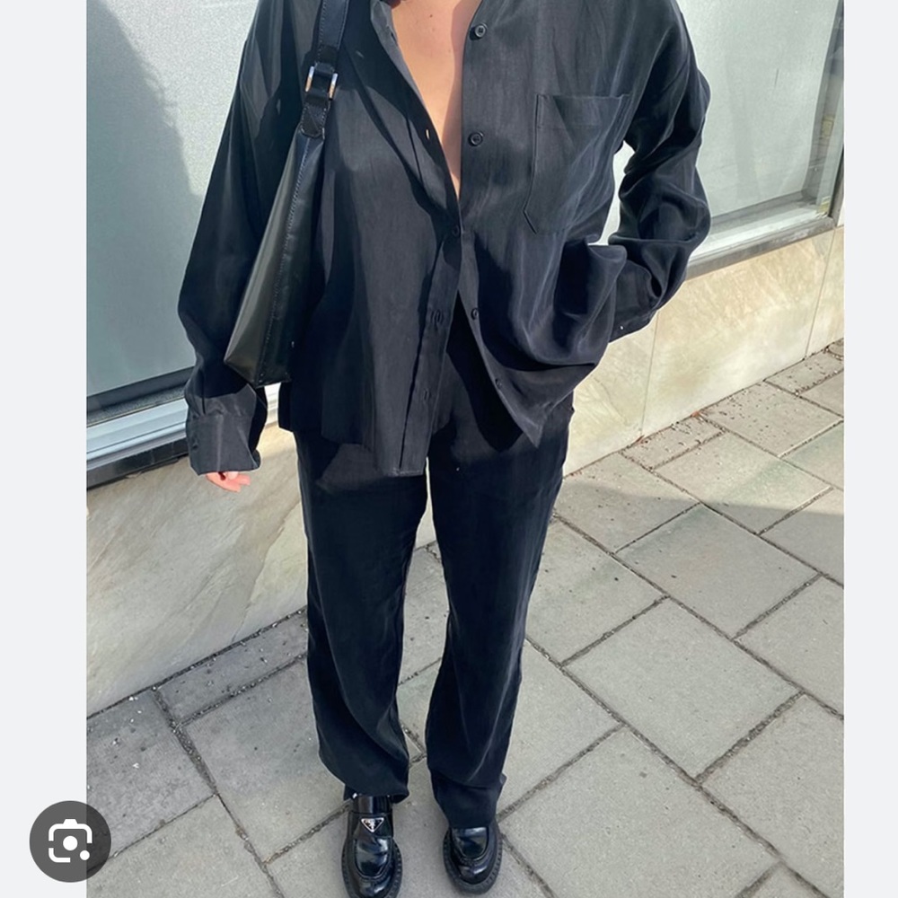 Djerf Avenue - ON THE GO Pants - Ash XS